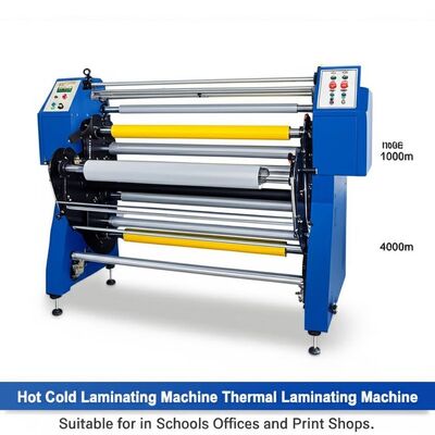 Chiều dài 1000m 4000m Máy Laminating Hot Cold Máy Laminating Thermal thích hợp cho các văn phòng trường học và cửa hàng in