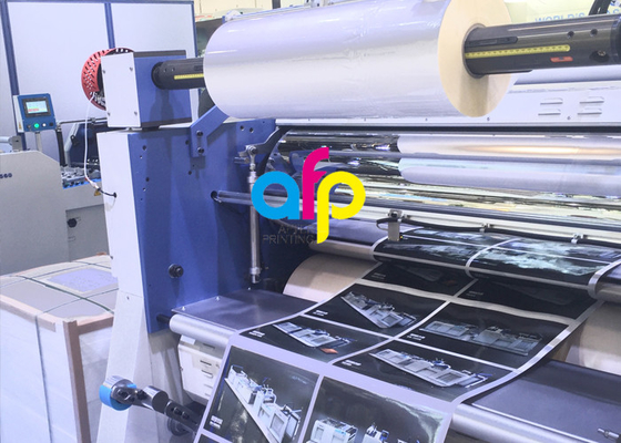 Glossy / Bright / Brilliant 27mic BOPP Film Lamination Film for Brochures