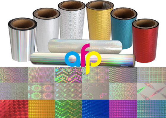 Phim ảnh ba chiều bằng Laser Polyester 22 Micron Độ dày 10 - 18mpa Áp suất hợp chất