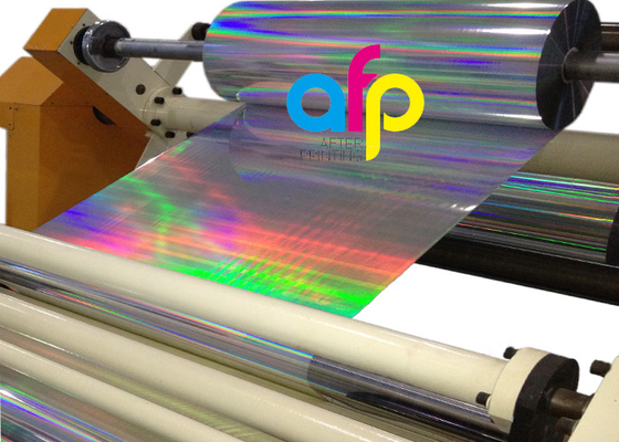 Hot Laser Hologpson Film Dàn Rainbow Chất liệu PET trong suốt