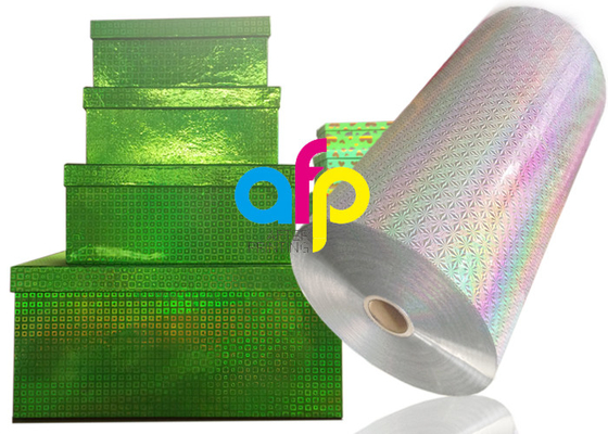 Laser Holographic cán màng nhựa in kim loại cho bao bì quà tặng