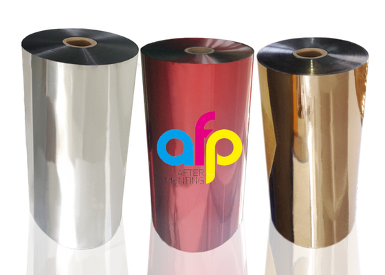 22 Mic PET Metalized Film, Cán / In màng nhựa PET phê duyệt của SGS