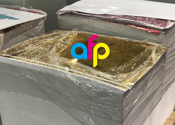 Pet Gold Silver Polyester Metalized Thermal Lamination Film Roll Corona Xử lý