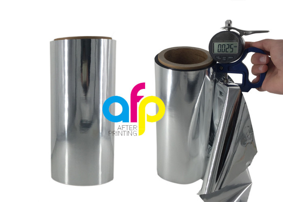 PET Metalized Polyester Film Film Cán màng cho cán giấy