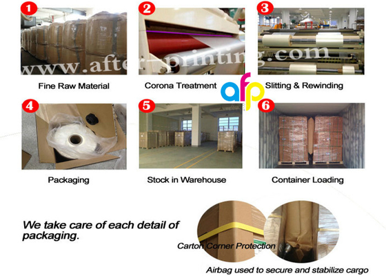 Glossy / Matte White BOPP Film Lamination Film Chứng nhận FDA đã qua