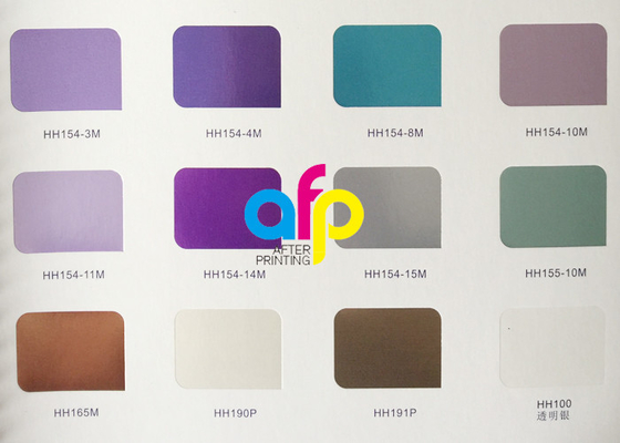 640mm * 120m Lá dập đầy màu sắc, Lá dập vàng cho nhựa mềm / cứng