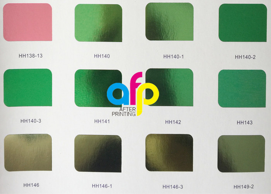 640mm * 120m Lá dập đầy màu sắc, Lá dập vàng cho nhựa mềm / cứng