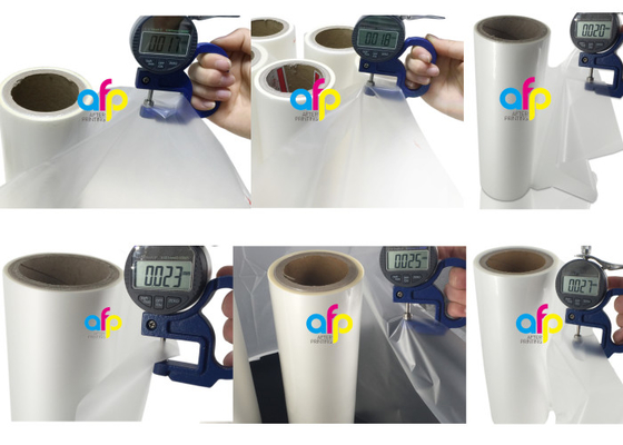 42 Dynes Double Corona Treatment Heat Roll Matte Film Film for Hot Stamp and Spot UV