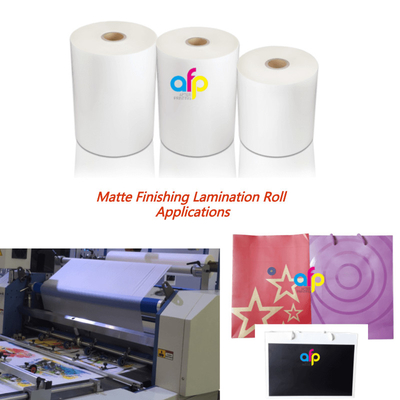42 Dynes Double Corona Treatment Heat Roll Matte Film Film for Hot Stamp and Spot UV