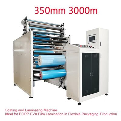 Kích thước cuộn 350mm 3000m Máy sơn và sơn lợp lý tưởng cho sơn phim BOPP EVA trong sản xuất bao bì linh hoạt